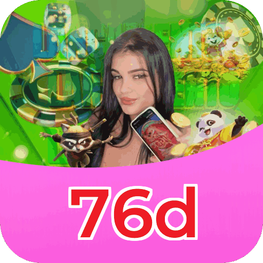 Interface do aplicativo 76d mostrando jogos disponíveis no iOS e Android